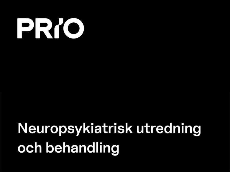 Prio - Logotyp med tagline